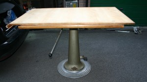 industrial vintage drafting table by Nike of Eskilstuna Sweden manufactured in 1950