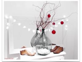 vintage christmas decoration demijohns dame jeanne